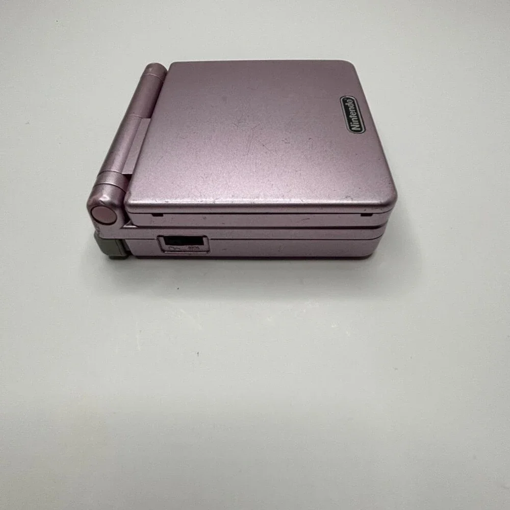 Pearl Pink Nintendo Game Boy Advance SP AGS-101 Backlit Console Works *READ*